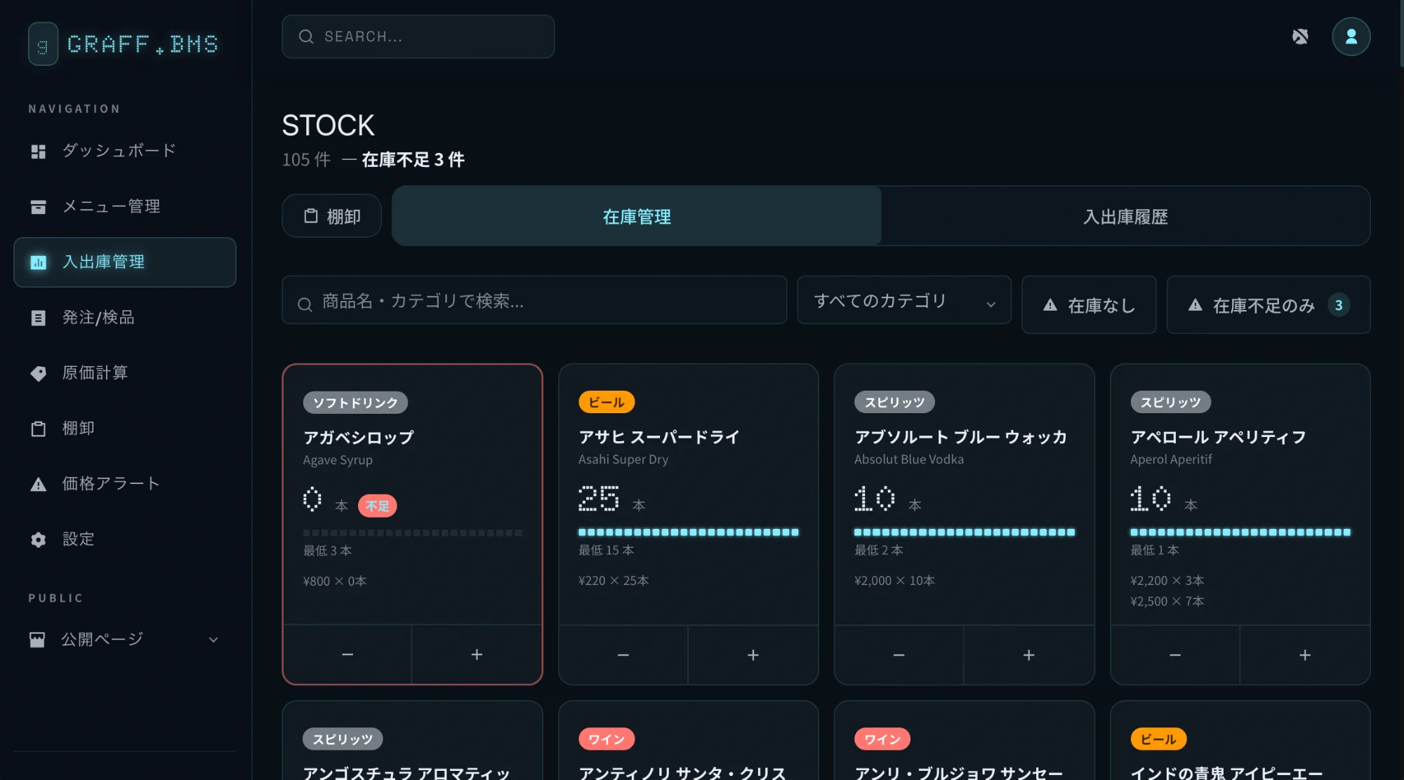 graff BMS(Backoffice Management Service)